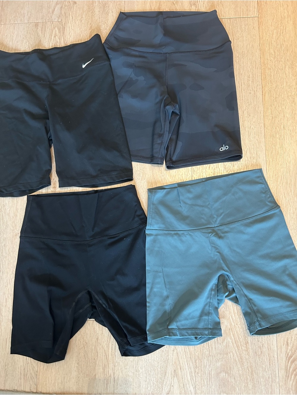 4 Biker Shorts - Alo, Nike and Amazon - Picture 3 of 3